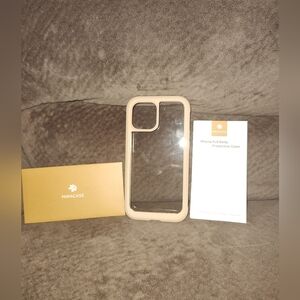 Miracase Glass+ Case for iPhone 12 Pro Max 6.7 inch - Yellow